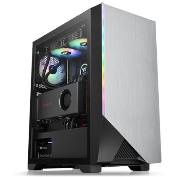 Thermaltake H550 TG ARGB táp nélküli ablakos Mid Tower számítógépház fekete (Sérült csomagolás, bontott!)