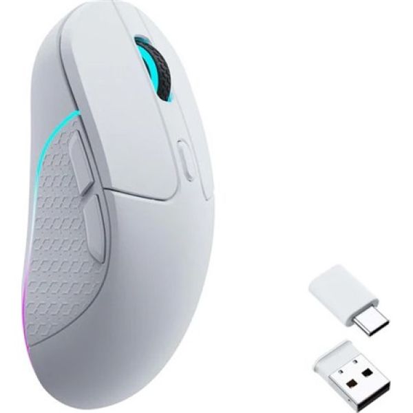 Keychron M3 optikai Bluetooth / vezeték nélküli gaming egér fehér