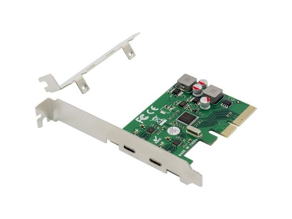 Conceptronic  EMRICK08G 2-Port USB 3.2 Gen 2 Type-C PCIe Card