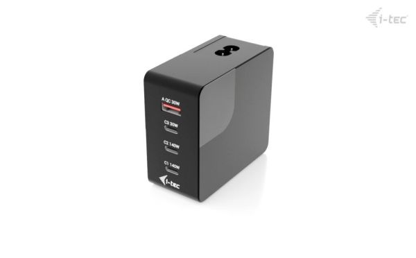 I-TEC 140W Intelligent Multiport USB Charger Black