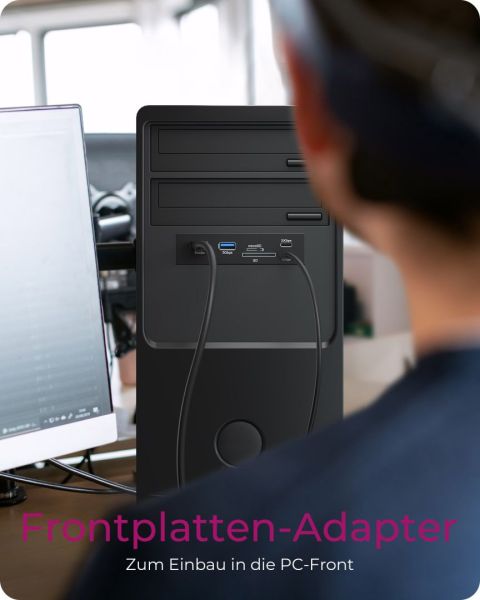 Raidsonic IcyBox IB-HUB1419-i3 Front Panel for 3.5