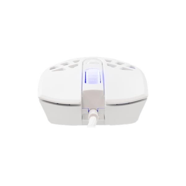 WHITE SHARK GM-5018W CARADOC-B 7D / 7200 dpi fehér RGB gamer egér