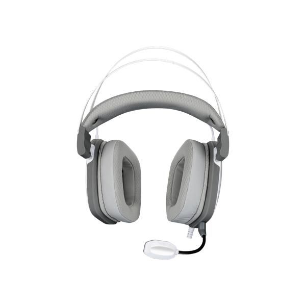 WHITE SHARK GH-2446W GOTTAN-W  vez.nélk. gamer fejhallgató mikrofonnal, fehér