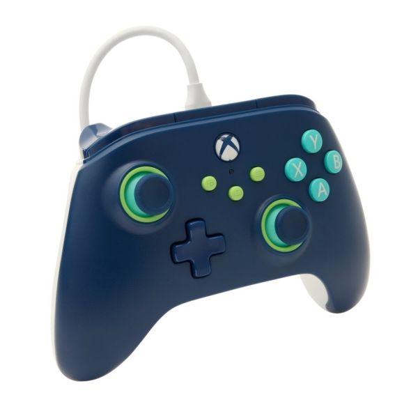 PowerA Advantage Wired Controller for Xbox Series X|S Gamepad Mariner Blue