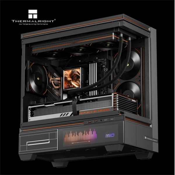 Thermalright Peerless Vision 360 UB ARGB processzor vízhűtő fekete