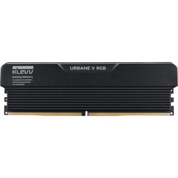 KLEVV URBANE V RGB 32GB 6400MT/s DDR5 memória CL30 Kit of 2 fekete RGB