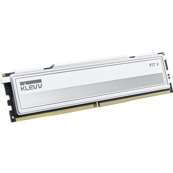 KLEVV FIT V 32GB 6000MT/s DDR5 memória CL28 Kit of 2 AMD-re optimalizált (Bontott!) fehér