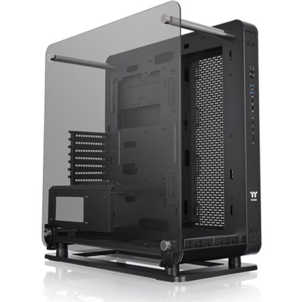 Thermaltake Core P6 TG táp nélküli ablakos Mid Tower számítógépház fekete (Sérült csomagolás!)