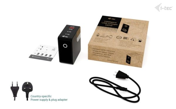 I-TEC 140W Intelligent Multiport USB Charger Black