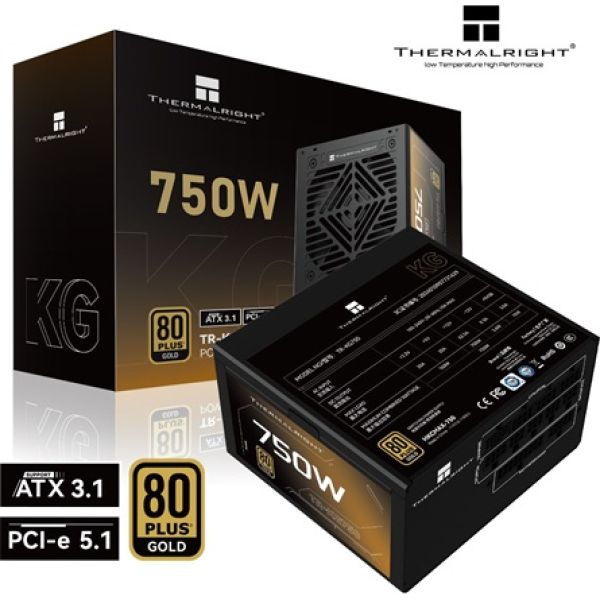 Thermalright KG-750 ATX desktop tápegység 750W 80+ Gold BOX