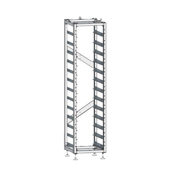 DEYE HV rack 12db BOS-G Pro akkumulátor elhelyezéséhez