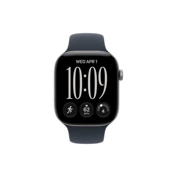 Apple Watch S12 GPS 42mm Space Grey Aluminium Case with Navy Blue Sport Band - S/M