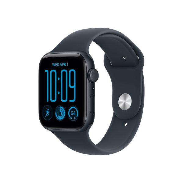 Apple Watch SE3 v2 GPS 40mm Midnight Aluminium Case with Navy Blue Sport Band - M/L