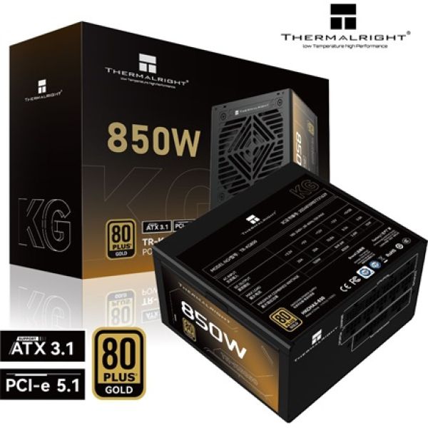 Thermalright KG-850 ATX desktop tápegység 850W 80+ Gold BOX