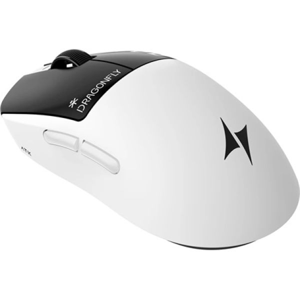 ATK Dragonfly A9 Air optikai vezeték nélküli gaming egér fehér-fekete