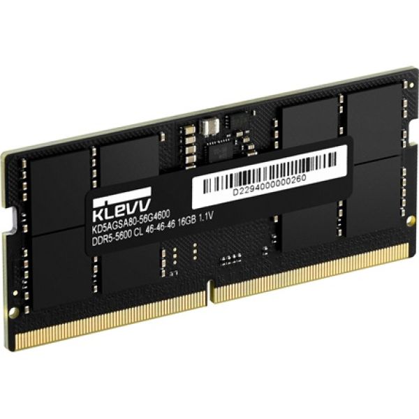 KLEVV 16GB 5600MT/s DDR5 - SODIMM memória CL46 OEM