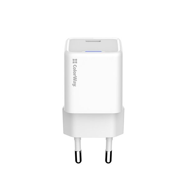 COLORWAY AC töltő GaN Mini CW-CHS056PD-WT 35W PD port PPS USB-C fehér