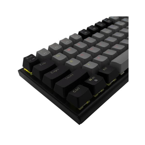 WHITE SHARK WAKIZASHI-2/G-B/R-HU, GK-002713V2/G-B/R-HU szürke/fekete, magyar, mechanikus gamer billentyűzet