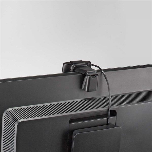 Nedis WCAM100BK (webcam) webkamera 1920x1080 full Hd, 30fps, sztereo mikrofon, lencsevédő