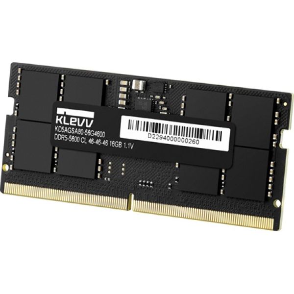 KLEVV 16GB 5600MT/s DDR5 - SODIMM memória CL46 OEM