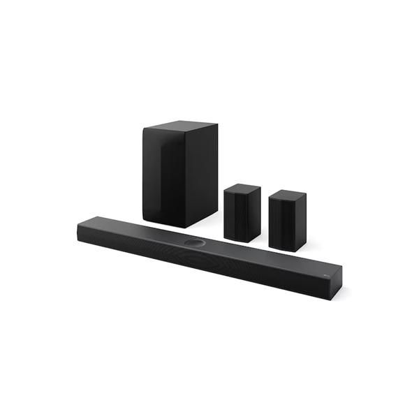 LG S70TR Home Theater 5.1.1 Soundbar vezeték nélküli mélynyomóval, Dolby Atmos hangszórókkal, 500W, Fekete