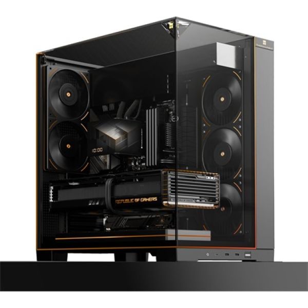 Thermalright A70 ARGB táp nélküli ablakos Mid Tower számítógépház fekete