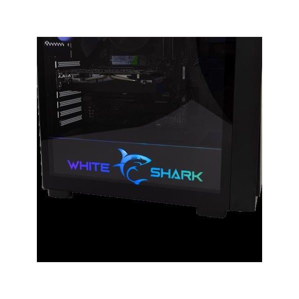 WHITE SHARK WARHEAD-3/B WS GCC-2401B  PC ház, E-ATX/ATX/M-ATX/ITX gamer, fekete