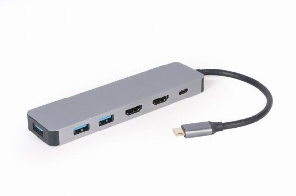 Gembird A-CM-COMBO3-03 USB Type-C 3-in-1 Multi-Port Adapter