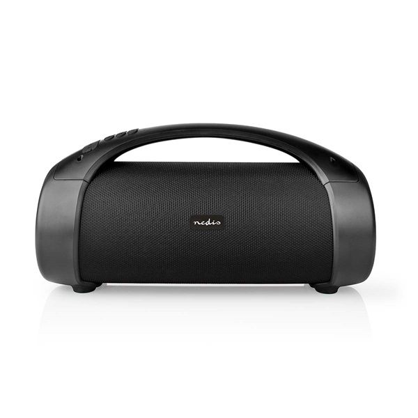 Nedis Bluetooth Party Boombox ,6 óra üzemidő ,2.0 ,50W ,AUX , USB ,IPX5 ,Párosítható ,Fogantyú ,Partifények ,Fekete
