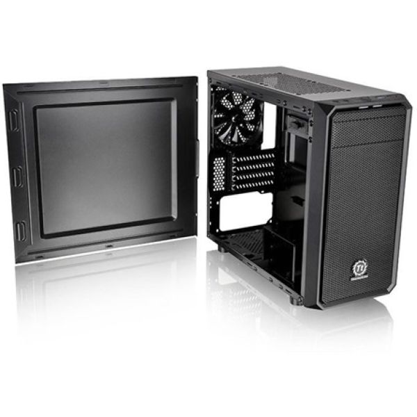 Thermaltake Versa H15 táp nélküli MT Mini Tower számítógépház fekete (Csomagolás sérült!)