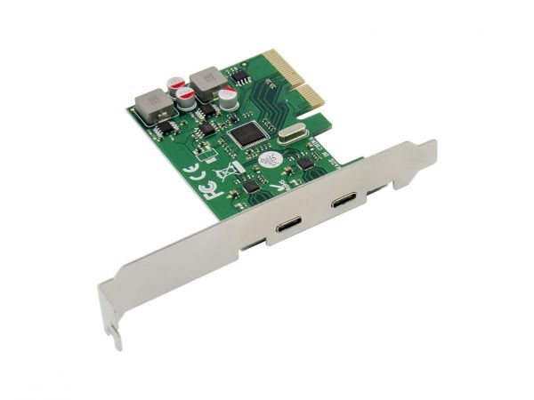 Conceptronic  EMRICK08G 2-Port USB 3.2 Gen 2 Type-C PCIe Card