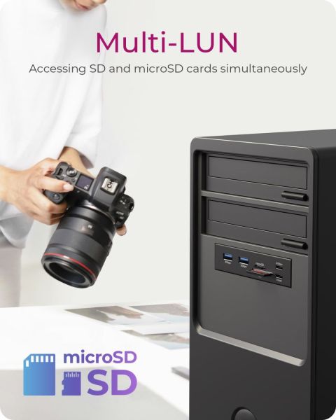 Raidsonic IcyBox IB-HUB1419-i3 Front Panel for 3.5