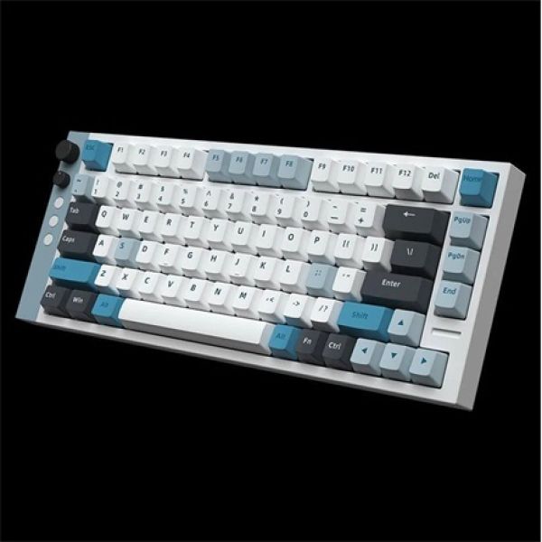 LAMZU JET 75 USB angol gaming Gateron Jade mechanikus billentyűzet fehér (Bontott!)