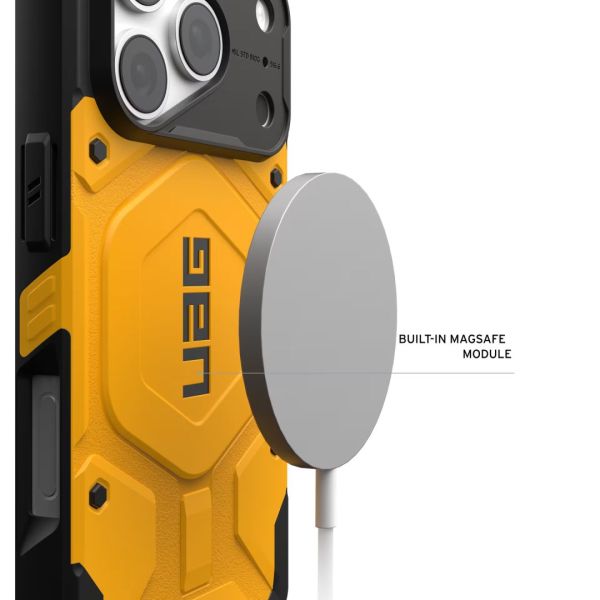 UAG Pathfinder MagSafe case for iPhone 18 Pro/17 Pro Heritage Yellow