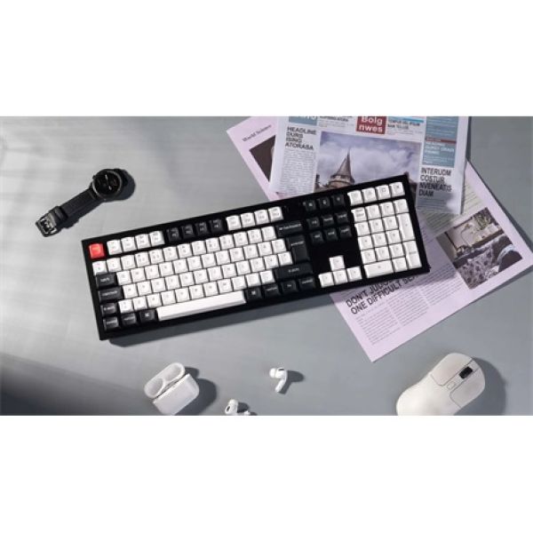 Keychron Q6 HE Bluetooth / vezeték nélküli / USB magyar Gateron double-rail magnetic nebula mechanikus billentyűzet feke