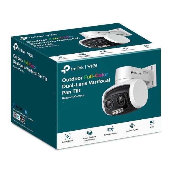 TP-Link VIGI C540V 4MP Outdoor Full-Color Dual-Lens Varifocal Pan Tilt Network Camera