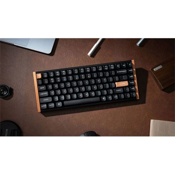 Keychron K2 HE Bluetooth / vezeték nélküli / USB magyar gaming Gateron double-rail magnetic mechanikus billentyűzet feke