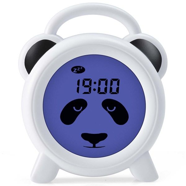 Alecto BC100PANDA Alvástréner éjszakai fény és ébresztőóra panda