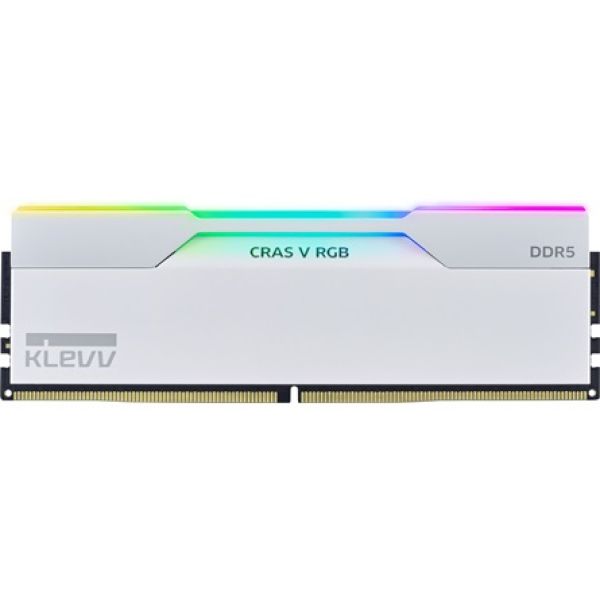 KLEVV CRAS V 32GB 6000MT/s DDR5 memória CL28 Kit of 2 AMD-re optimalizált és Intel 14 Gen és korábbi CPU-kal kompatibili