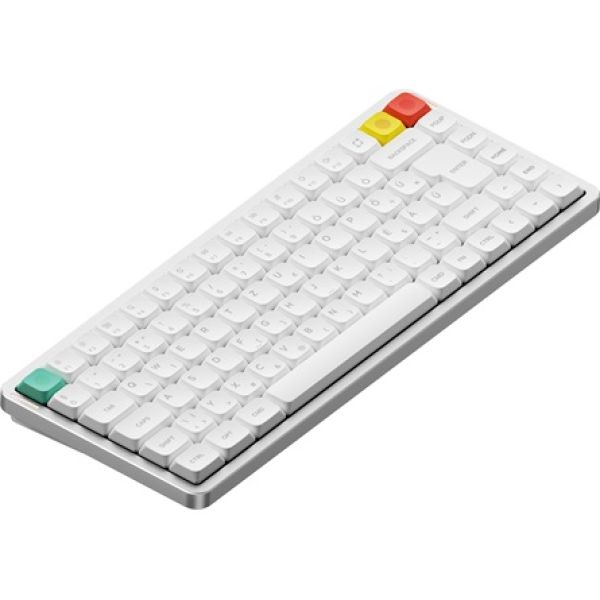NuPhy Air75 V3 Bluetooth / vezeték nélküli magyar Gateron Red nano mechanikus billentyűzet fehér