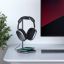 Satechi 2-IN-1 Headphone Stand w Wireless Charger USB-C (Cable inc., Adapter not inc.) - Space Grey)