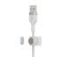 Belkin BOOST CHARGE PRO Flex USB-A to LTG, Braided Silicone Cable - 2M - White