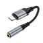 Hoco LS36A Lightning - 3,5mm jack Audio adapter Black