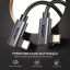 Unitek PD 100W USB-C Cable Dual 90 Degree 0,5m Black