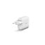 Belkin BOOST CHARGE 24w USB-A Dual  Wall Charger w/ 1m  A-C - White