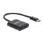 Manhattan USB-C Audio Adapter Black