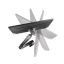 Manhattan Aluminum Gas Spring Single Monitor Desk Mount 17