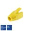 ACT RJ45 boot for 7.0 mm cable Yellow