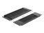DeLock 10″ Cable Management Brush Strip 2U Black