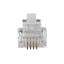ACT RJ11 (4P/4C) modulaire connector for flat cable